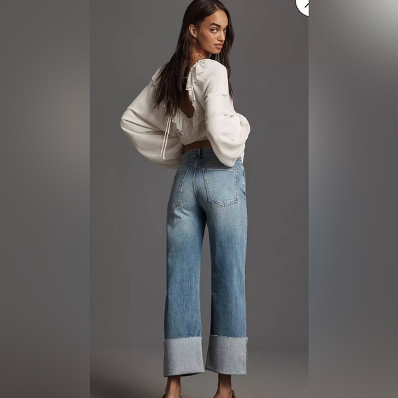 Pilcro Anthropologie Scotty Cuffed Jeans, 29 NWOT - Picture 2 of 6